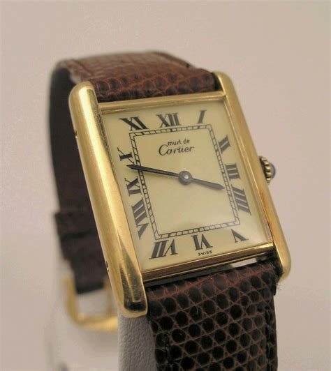 classic cartier mens watch|cartier must watch vintage.